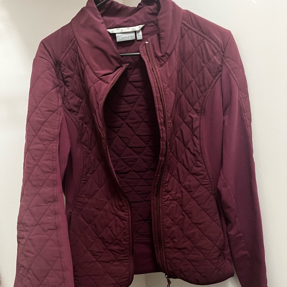 Lightweight Maroon Athleta Jacket